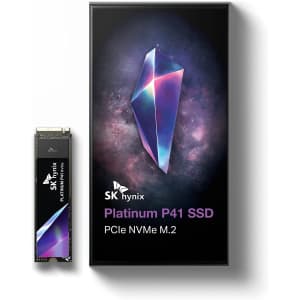 SK Hynix Platinum P41 1TB PCIe NVMe Gen4 M.2 Internal SSD for $76