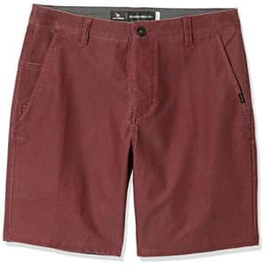 Rip Curl Men's Jonah 19" Boardwalk Hybrid Shorts, Rust, 28 for $47