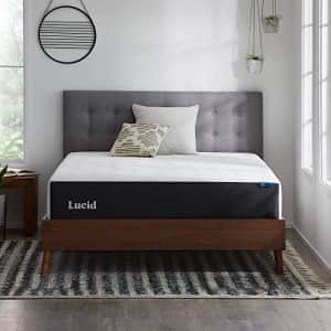 LUCID 12 Inch Memory Foam Mattress - Plush Feel - Memory Foam Infused with Bamboo Charcoal - Gel for $380 LUCID 12 Inch Memory Foam Mattress - Plush Feel - Memory Foam Infused with Bamboo Charcoal - Gel for $380