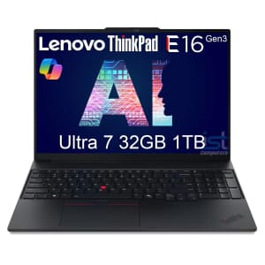 Lenovo ThinkPad E16 13th-Gen. i7 16" Laptop for $999 Lenovo ThinkPad E16 13th-Gen. i7 16" Laptop for $999
