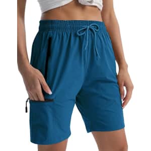 Women's Hiking Cargo Shorts for $9