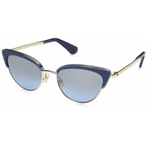 Kate Spade New York Women's Jahnam/S Cat Eye Sunglasses, Blue/Gold, Lens-52 Bridge-18 B-50.4 ED-57 for $54