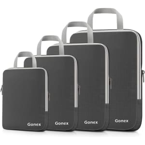 Gonex 4-Piece Compression Packing Cubes from $17 w/ Prime Gonex 4-Piece Compression Packing Cubes from $17 w/ Prime