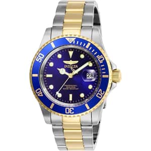 Invicta Men's Pro Diver Stainless Steel Watch for $41