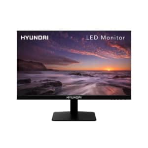 Hyundai 24 Inch Monitor, Professional Thin 75Hz, 1080p Full HD (1920x1080) LED, HDMI PC Monitor, for $100