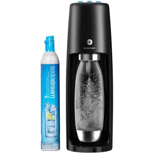 SodaStream One-Touch Electric Sparkling Water Maker Starter Kit for $130