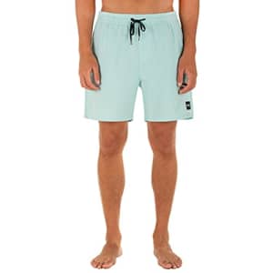 Hurley Men's One and Only Solid 17" Volley Board Short, Light Dew, Medium for $23