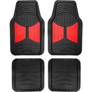 FH Group Full Set Trimmable Rubber Floor Mats for $19