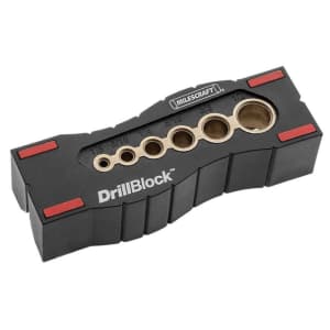 Milescraft DrillBlock Handheld Drill Guide for $7