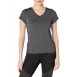 HEAD Women's Short Sleeve Workout T-Shirt - Performance Tennis Activewear Top, Emily Medium Grey for $23 HEAD Women's Short Sleeve Workout T-Shirt - Performance Tennis Activewear Top, Emily Medium Grey for $23