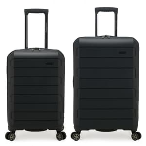 Traveler's Choice Pagosa Hardshell Expandable Spinner Luggage 2-Piece Set for $126