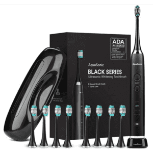 Aquasonic Black Series Ultra Whitening Electric Toothbrush for $30