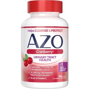 AZO Cranberry Urinary Tract Health 100-Count Softgels for $7.75 via Sub & Save AZO Cranberry Urinary Tract Health 100-Count Softgels for $7.75 via Sub & Save