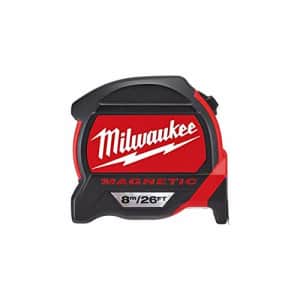 Milwaukee 48227225 HP8-26Mg/27 Premium Magnetic Tape Measure - Red/Black for $34 Milwaukee 48227225 HP8-26Mg/27 Premium Magnetic Tape Measure - Red/Black for $34