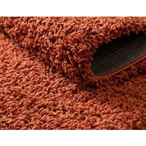 Unique Loom Solo Solid Shag Collection Modern Plush Terracotta Area Rug (2' 2 x 3' 0) for $21 Unique Loom Solo Solid Shag Collection Modern Plush Terracotta Area Rug (2' 2 x 3' 0) for $21