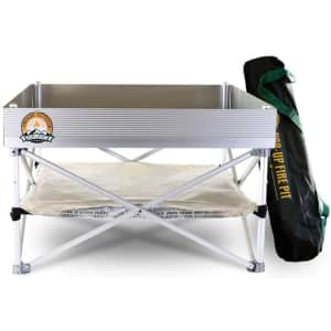 Fireside Outdoor Go Anywhere Pop-Up Fire Pit w/ Heat Shield for $100 Fireside Outdoor Go Anywhere Pop-Up Fire Pit w/ Heat Shield for $100