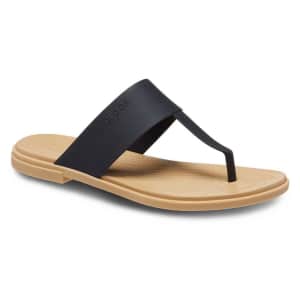 Crocs Women's Tulum Flip Sandals for $10