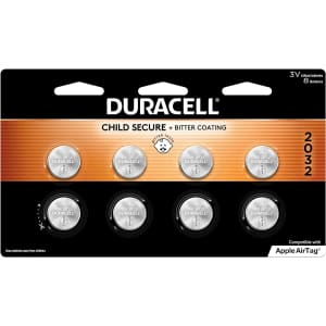Duracell CR2032 Lithium Coin Battery 8-Pack for $8.67 w/ Sub & Save