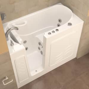 Endurance 26" x 53" 13-Jet Left Drain Walk-In Whirlpool Tub w/ 4pc Faucet Set for $3,514