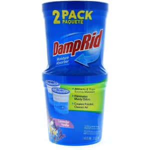 DampRid Moisture Absorber 2-Pack for $4 DampRid Moisture Absorber 2-Pack for $4