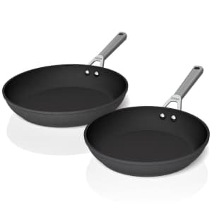 Ninja Foodi NeverStick Premium Hard-Anodized 10 1/4" & 12"Fry Pan Set for $80 Ninja Foodi NeverStick Premium Hard-Anodized 10 1/4" & 12"Fry Pan Set for $80