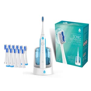 Pursonic Sonic SmartSeries Rechargeable Toothbrush w/ 12 Brush Heads for $37 Pursonic Sonic SmartSeries Rechargeable Toothbrush w/ 12 Brush Heads for $37