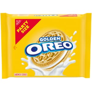 Oreo Golden Sandwich Cookie Party Size 25.5-oz. Pack for $5