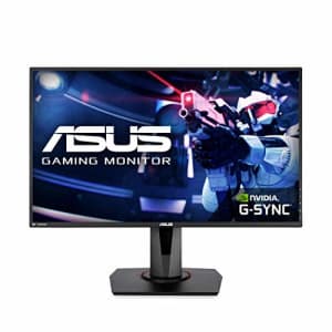 ASUS VG278QR 27 Gaming Monitor, 1080P Full HD, 165Hz (Supports 144Hz), G-SYNC Compatible, 0.5ms, for $149 ASUS VG278QR 27 Gaming Monitor, 1080P Full HD, 165Hz (Supports 144Hz), G-SYNC Compatible, 0.5ms, for $149