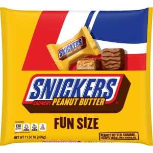 Snickers 11.5-oz. Crunchy Peanut Butter Fun Size Bars 6-Pack for $15 via Sub & Save