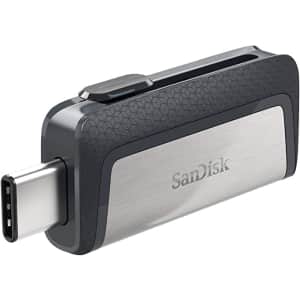 SanDisk 128GB USB-C / 3.1 Flash Drive for $15