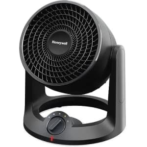 Honeywell Turbo Force 2-in-1 Personal Fan and Heater with 4 Settings Adjustable Head Up to 45 for $44