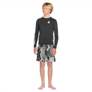 Volcom Boys Mod Tech Boardshorts (Big & Little Sizes) Board Shorts, Black White, 27 US for $20