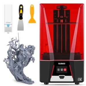 ELEGOO Saturn 3 12K MSLA 3D Printer with 10" Monochrome LCD Screen Fresnel Collimating Light Source for $300