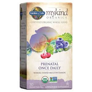 Garden of Life mykind Organics Prenatal Vitamins - 30 Tablets, Prenatal Once Daily Whole Food for $19