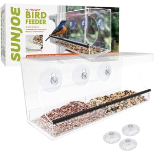 Sun Joe Window Bird Feeder for $15 Sun Joe Window Bird Feeder for $15
