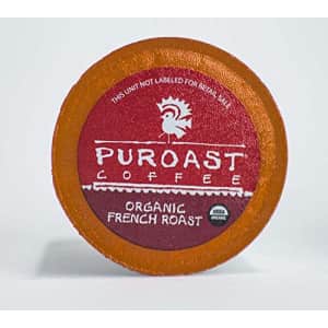 Puroast Coffee Puroast Low Acid Coffee Single-Serve Pods, Bold Organic French Roast, High Antioxidant, Compatible for $64