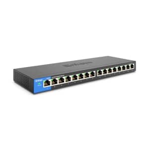 Linksys LGS116 16 Port Gigabit Unmanaged Network Switch - Home / Office Ethernet Switch Hub with for $81
