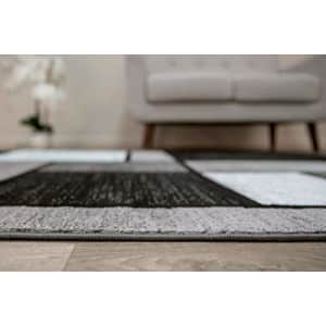 Rugshop Contemporary Modern Boxes for Home Office,Living Room,Bedroom,Kitchen Non Shedding Area Rug for $48