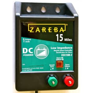 Zareba 15-Mile Battery-Operated Electric Fence Charger for $90 Zareba 15-Mile Battery-Operated Electric Fence Charger for $90