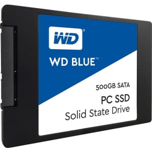 WD Blue 500GB SATA 6Gbps 2.5" Internal SSD for $65 WD Blue 500GB SATA 6Gbps 2.5" Internal SSD for $65