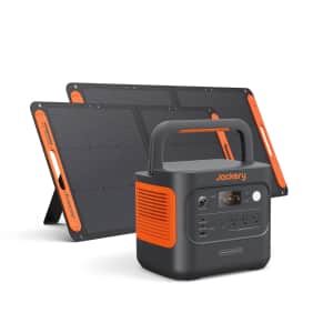 Jackery Explorer 2000 v2 2,200W Portable Power Station + 2 SolarSaga 100W Solar Panels for $1,299 Jackery Explorer 2000 v2 2,200W Portable Power Station + 2 SolarSaga 100W Solar Panels for $1,299