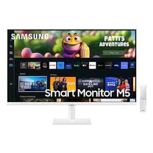 SAMSUNG 27" M50C Series FHD Smart Monitor w/Streaming-TV, 4ms, 60Hz, HDMI, HDR10, Watch Netflix, for $230