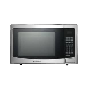 Emerson Radio MWI1212SS 1.2 Cu. Ft. 1000W Microwave Oven with Inverter Technology Stainless Steel for $125