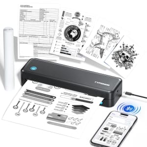 Typonos Portable Inkless Wireless Printer for $48