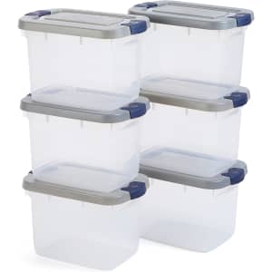 Rubbermaid Roughneck 4.75-Gallon Storage Container 6-Pack for $87