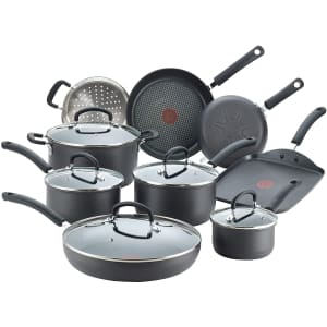T-Fal Ultimate Hard Anodized Nonstick 14 Piece Cookware Set for $160 T-Fal Ultimate Hard Anodized Nonstick 14 Piece Cookware Set for $160