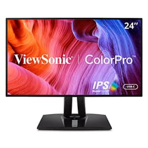 ViewSonic VP2468a 24-Inch Premium IPS 1080p Monitor with Advanced Ergonomics, ColorPro 100% sRGB for $195