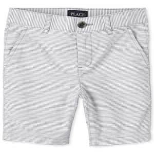 The Children's Place Boys Striped Chino Shorts, FIN Gray, 10 for $15 The Children's Place Boys Striped Chino Shorts, FIN Gray, 10 for $15