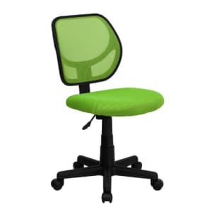 Flash Furniture Low Back Green Mesh Swivel Task Office Chair for $44