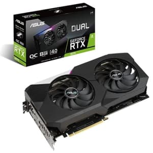 ASUS Dual NVIDIA GeForce RTX 3070 V2 OC Graphics Card for $537